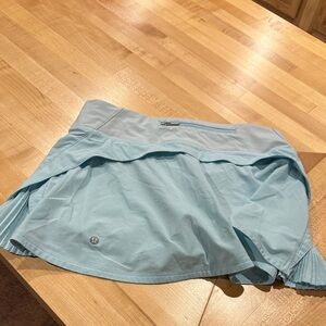 lululemon athletica Sky Blue Mini Skirt
